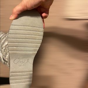 Coach Shoes - Coach silver Nikole boots Coach Shoes - Coach silver Nikole boots